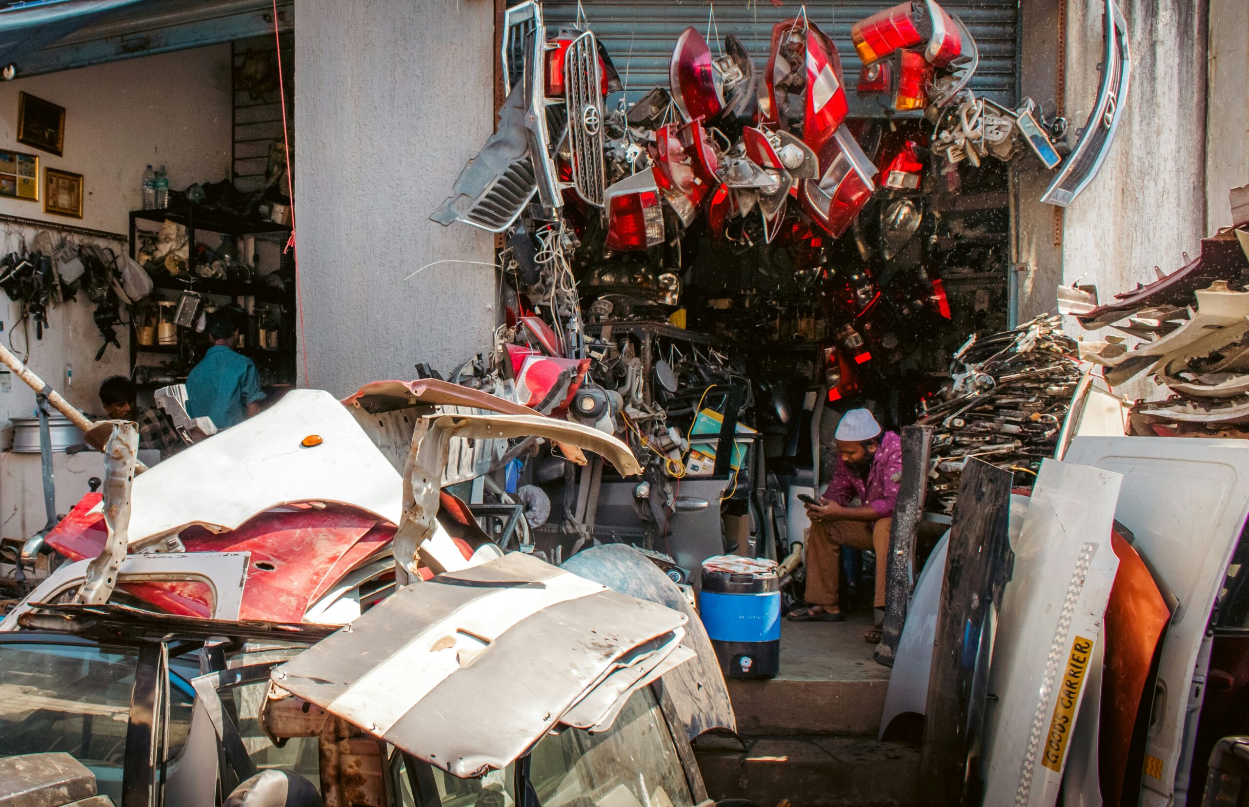 Truck and commercial vehicle spare body parts stock